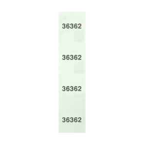 36362Numbered Stick-On Labels